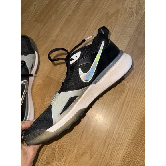 Nike Air Zoom Diamond Elite Turf Baseball Shoes Black DZ0503-001 Size 12 - Picture 7 of 9